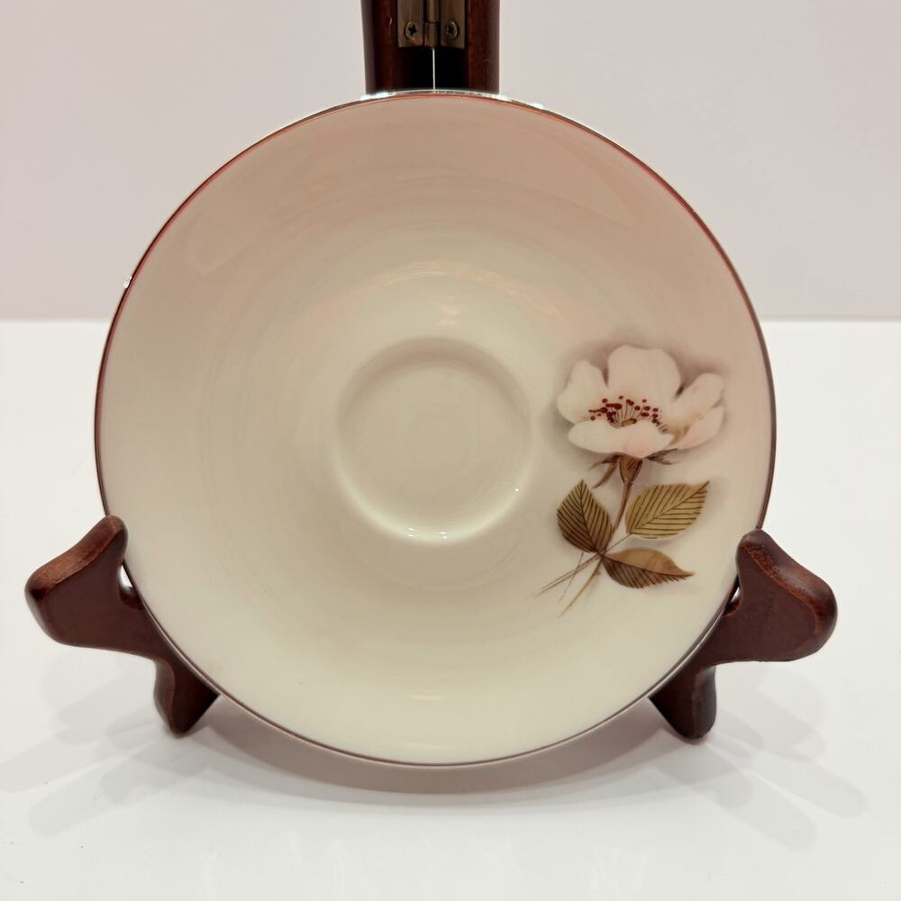 Nancy Prentiss Ivory Rose 1962 Coffee Saucer Plate Fine China